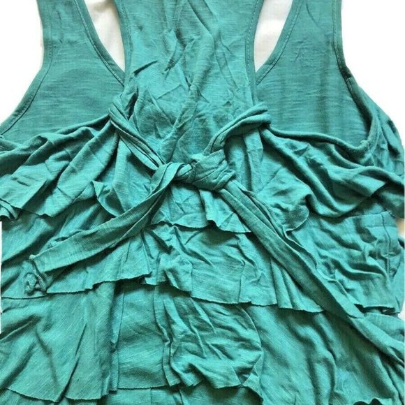 Eyeshadow Layered Ruffled Racerback Tank - Picture 5 of 7